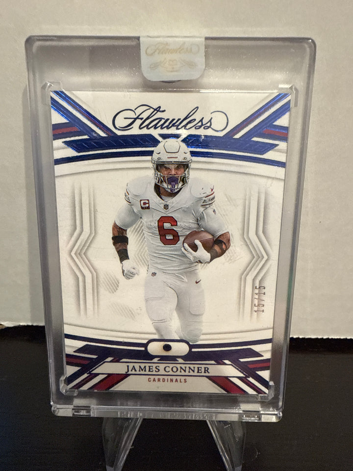 James Connor 2023 Panini Flawless Sapphire, 15/15