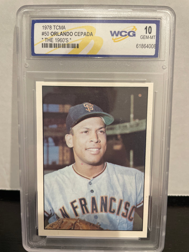 Orlando Cepeda 1978 TCMA The 1960's, WCG 10 Gem Mint