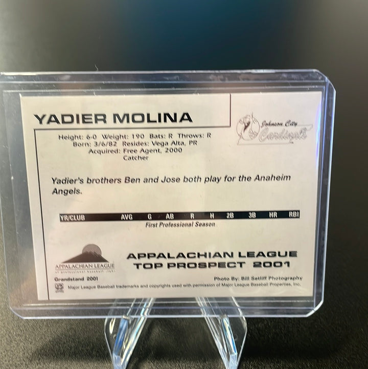 Yadier Molina 2001 Grand Stand Top Prospect