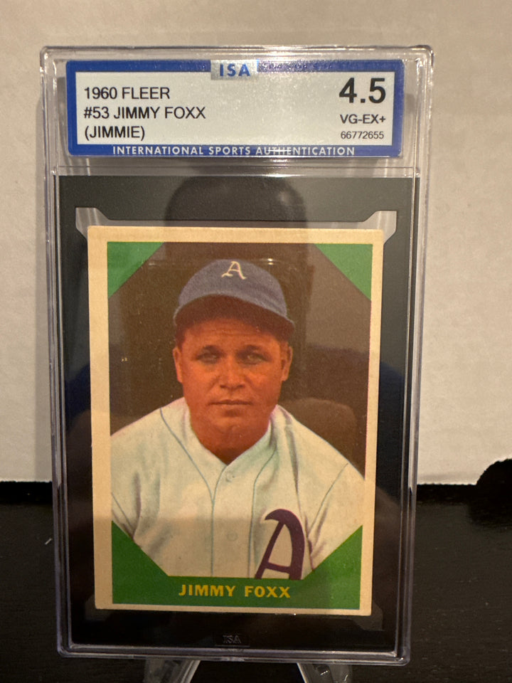 Jimmy Foxx 1960 Fleer, ISA 4.5