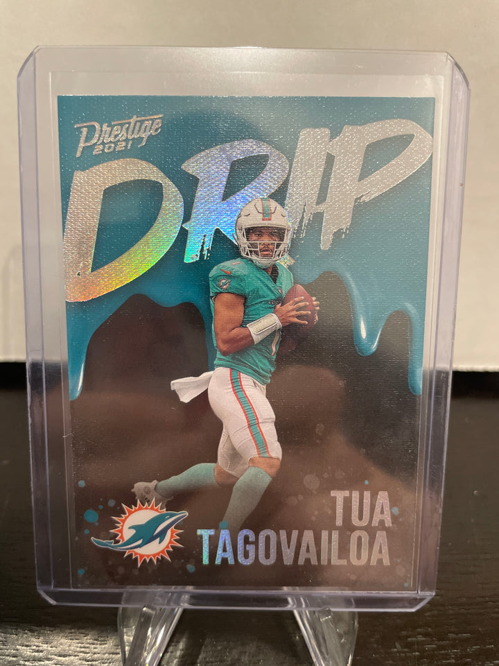 Tua Tagovailoa 2021 Panini Prestige NFL Drip SSP