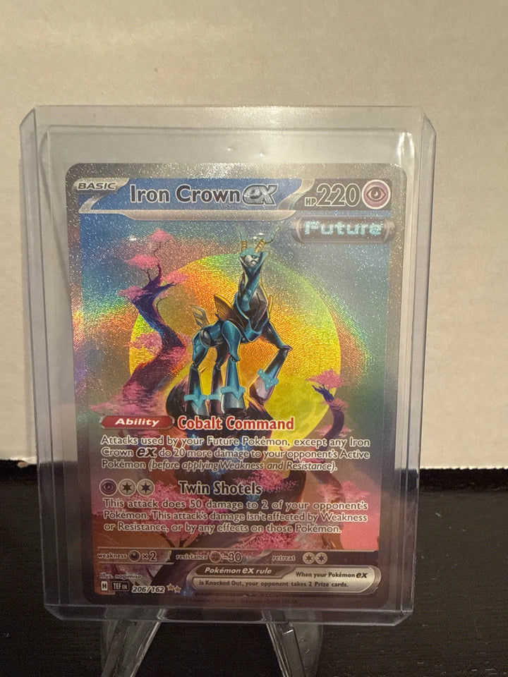 Pokémon TCG 2024 Iron Crown EX Special Illustration Rare, 206/162