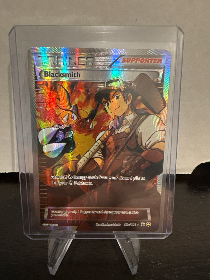 Pokémon TCG 2017 Blacksmith Trainer Alt Art Flashfire, 88a/106