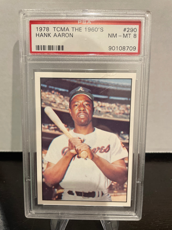 Hank Aaron 1978 TCMA The 1960's, PSA 8