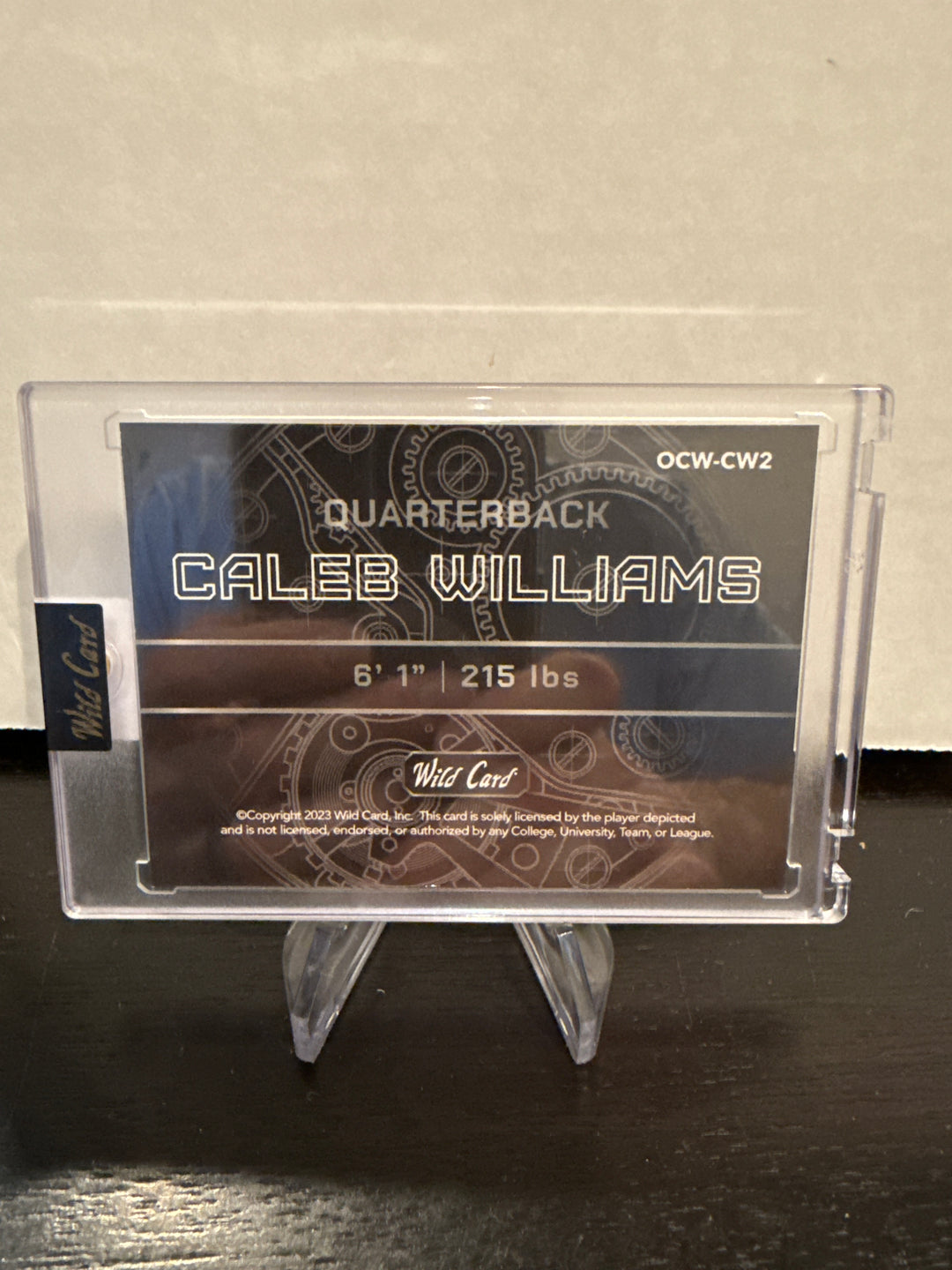 Caleb Williams 2023 Wild Card Chrome 1/1