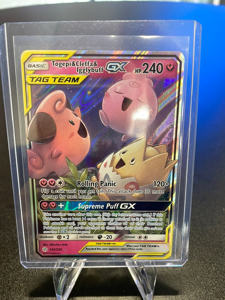 Pokémon TCG 2019 Togepi & Cleffa & Iggypuff GX, 143/236