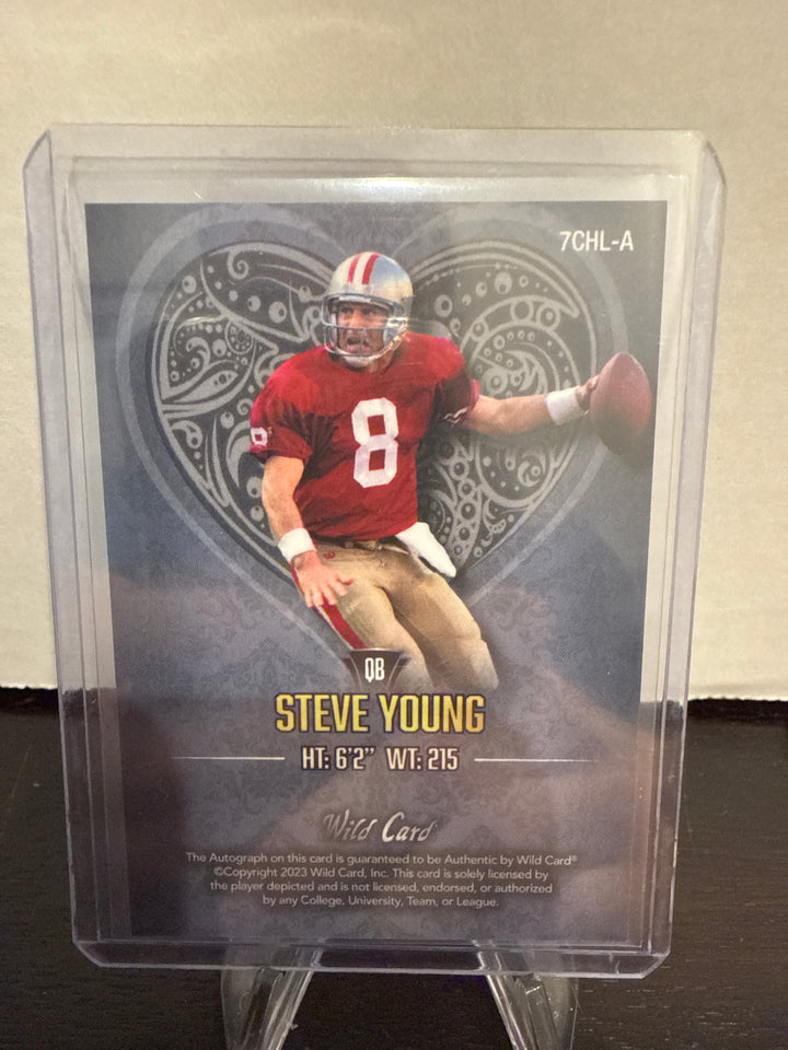 Steve Young 2023 Wild Card Auto, 1/2