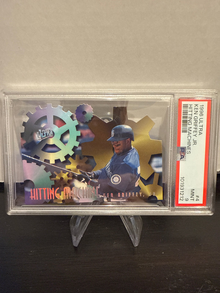 Ken Griffey Jr. 1994 Fleer Ultra Hitting Machine Die Cut, PSA 9 Mint