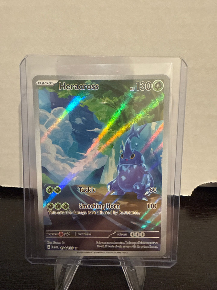 Pokémon TCG 2023 Heracross Paldea Evolved Full Art Illustration Rare, 194/193