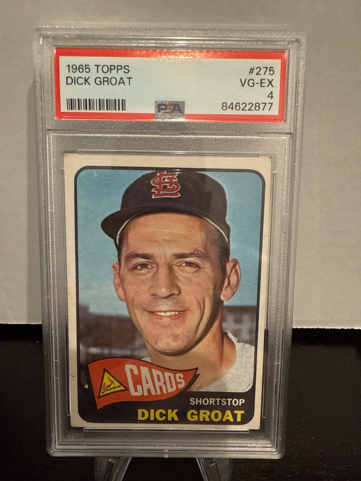 Dick Groat 1965 Topps, PSA 4