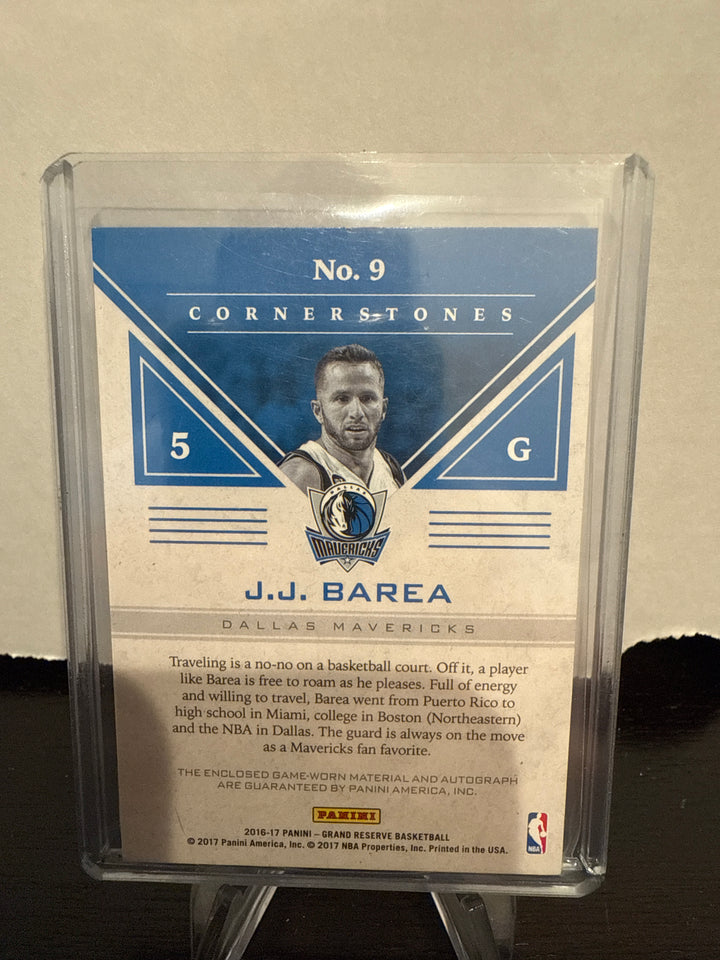 J.J. Barea 2017 Panini Grand Reserve Cornerstones Quad Relic Auto Gold, 15/25