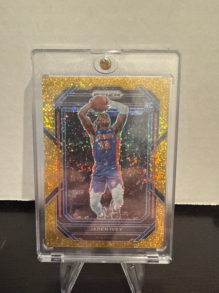 Jaden Ivey 2022-2023 Panini Prizm Gold Sparkle Rookie, 05/24