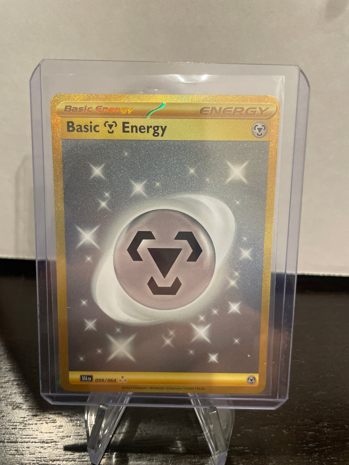 Pokémon TCG 2024 Shrouded Fable Metal Energy Gold, 099/064