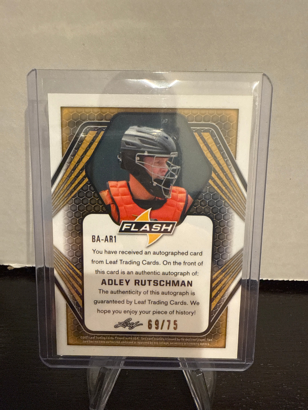 Adley Rutschman 2021 Leaf Flash Photography Auto, 69/75