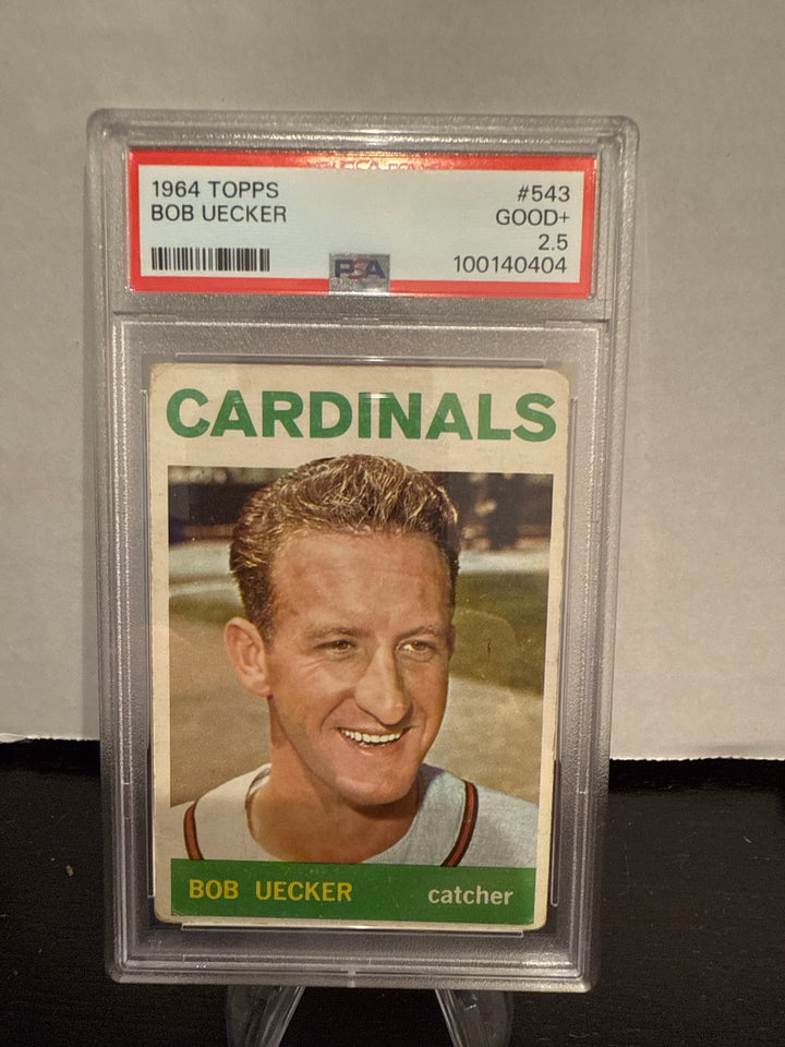 Bob Uecker 1964 Topps, PSA 2.5