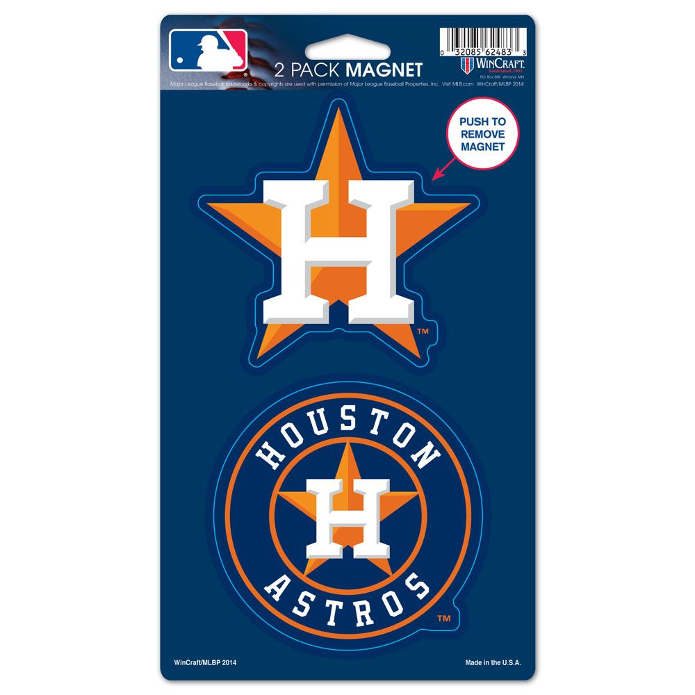 Houston Astros Magnet - Set of 2