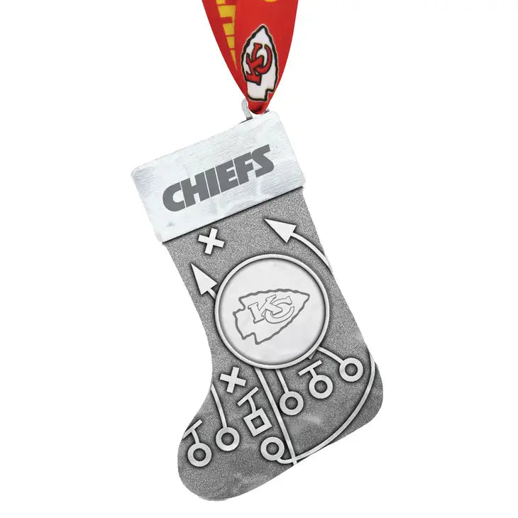 Kansas City Chiefs Playbook Stocking Ornament