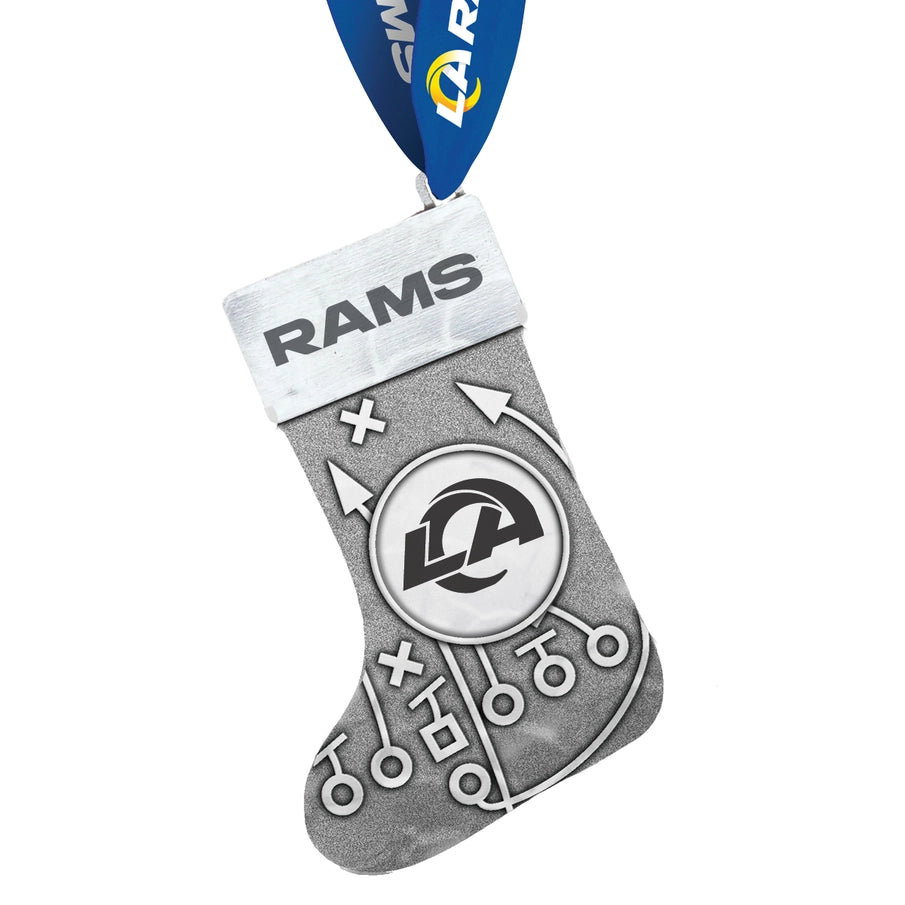 Los Angeles Rams Playbook Stocking Ornament