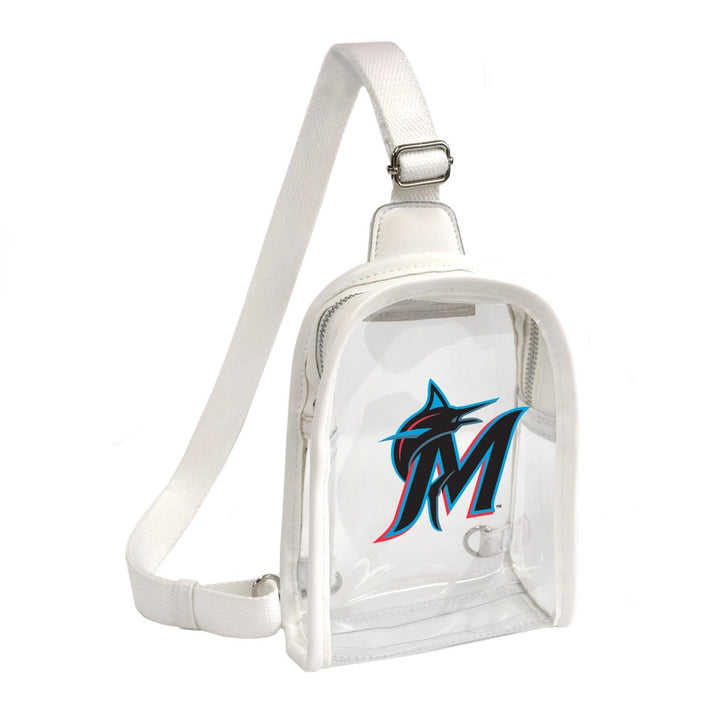 MLB Miami Marlins Clear Sling Bag