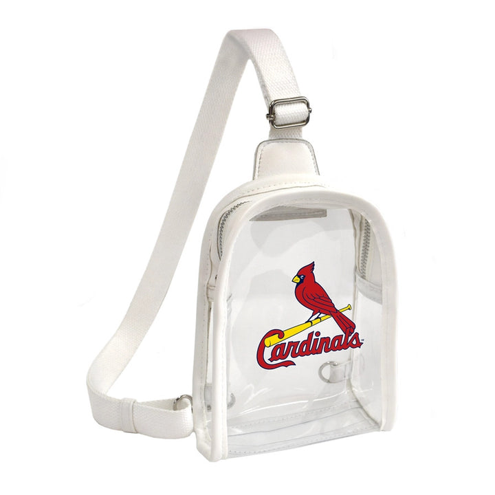 MLB St Louis Cardinals Clear Sling Bag