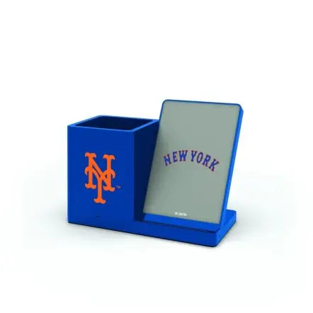New York Mets Wireless Charging Pen Holder
