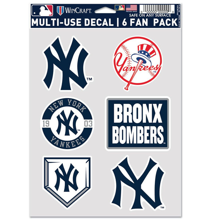 New York Yankees Multi Use Decal Fan Set