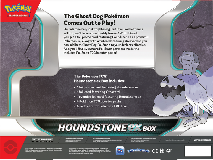 Pokemon Houndstone EX Box