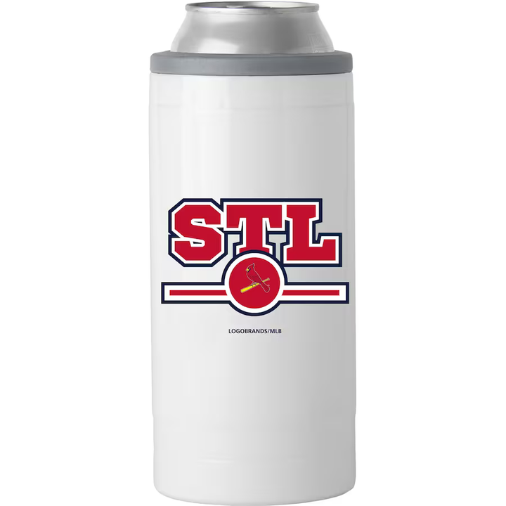 St. Louis Cardinals 12oz Slim Can Powder Coat Coolie