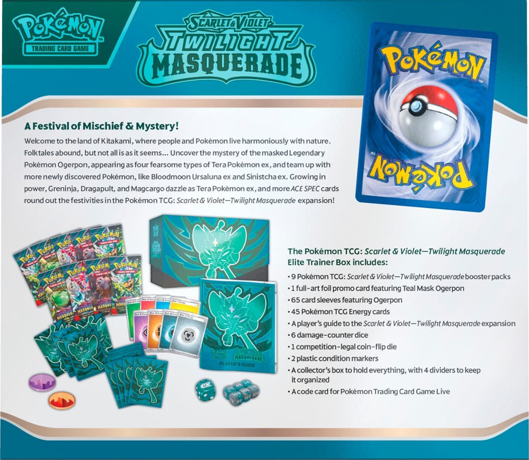 Pokemon Twilight Masquerade Elite Trainer Box