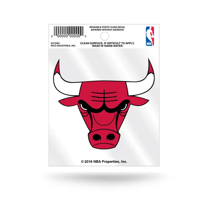 NBA Chicago Bulls Small Static Cling