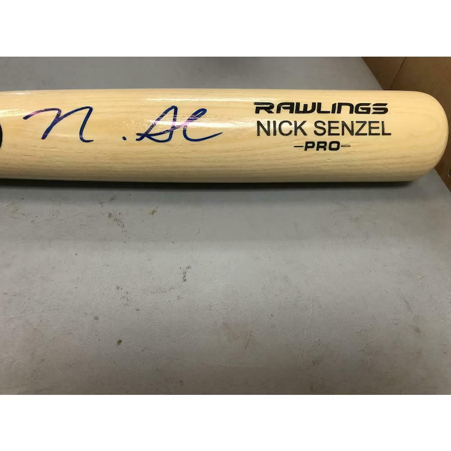 Nick Senzel Signed Engraved Rawlings Official MLB Ash Baseball Bat Beckett Certified