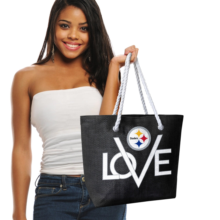 NFL Pittsburgh Steelers Love Tote