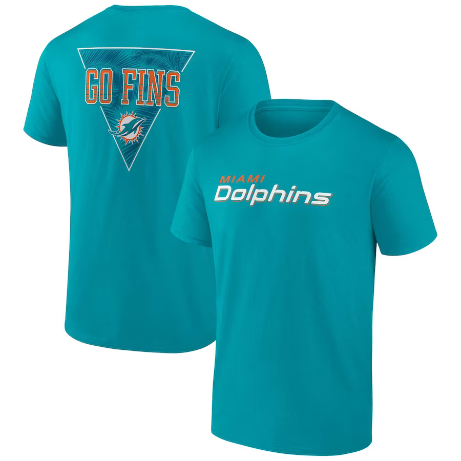 Miami Dolphins Home Field Advantage Aqua T-Shirt