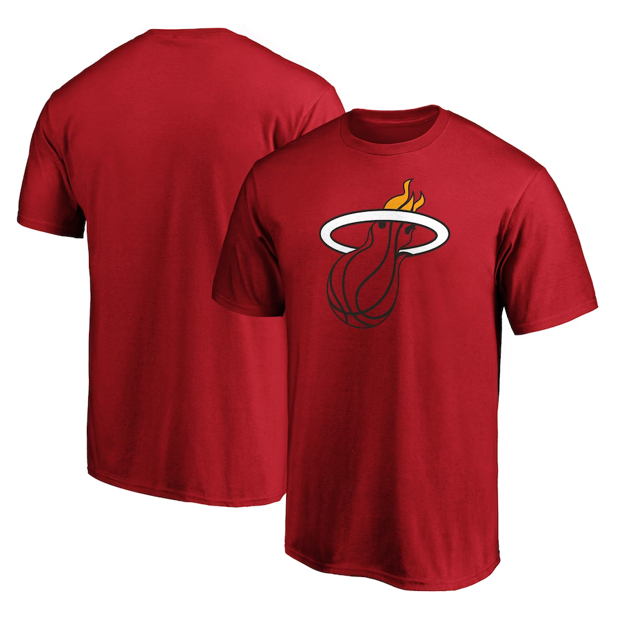 Miami Heat Team Logo Red T-Shirt